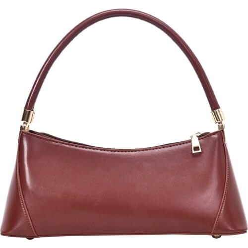 Women Baguette PU Fashion Shoulder Bags purses and handbags Euro-American style designer bags vintage Hard handbag chain