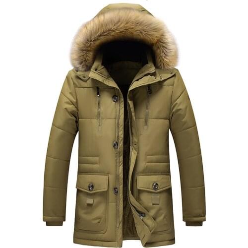 Plus Size 7XL Winter Plus Velvet Parka Male Coat Men’s Jacket Thicken Warm Coat Mens Windproof High Quality Parkas,ZA290