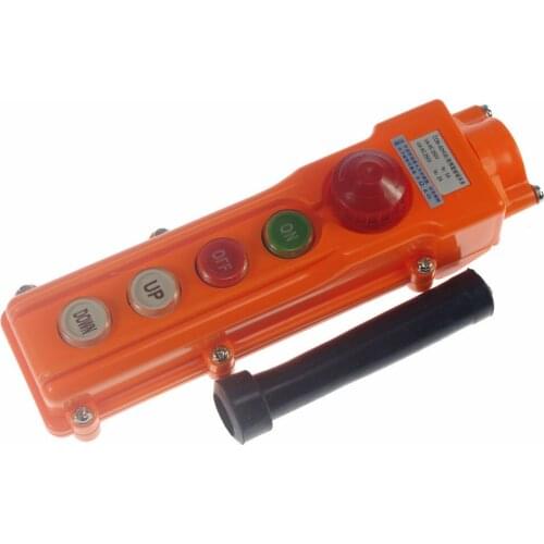 1)For Hoist Crane Pendant Control Station Push Button Switch Emergency COB-62HB