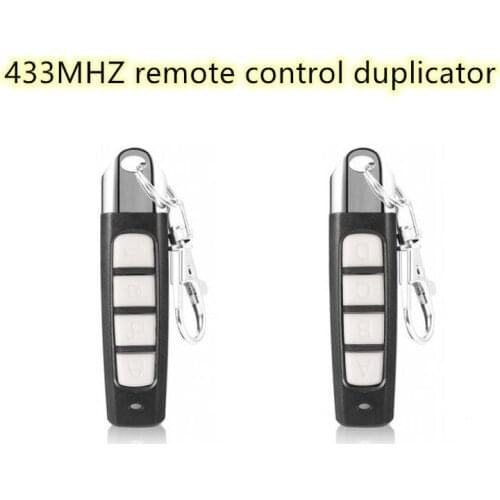 1 Pcs 433MHZ 4 Buttons Clone Remote Control Wireless Transmitter Garage Gate Door Electric Copy Controller Anti-theft Lock Key