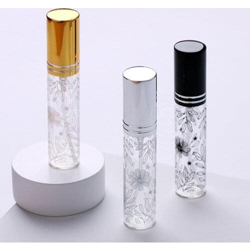 10ml Protable Atomizer Bottles Leaf Pattern Refillable Bottle Cosmetic Empty Spary Bottle Beauty Tools