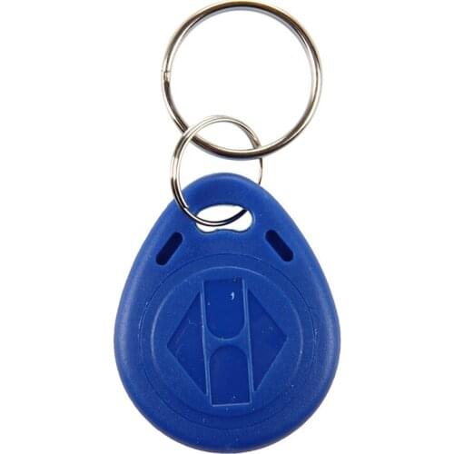 100 x Key Badge Proximite RFID 125Khz ABS Blue Security for Home