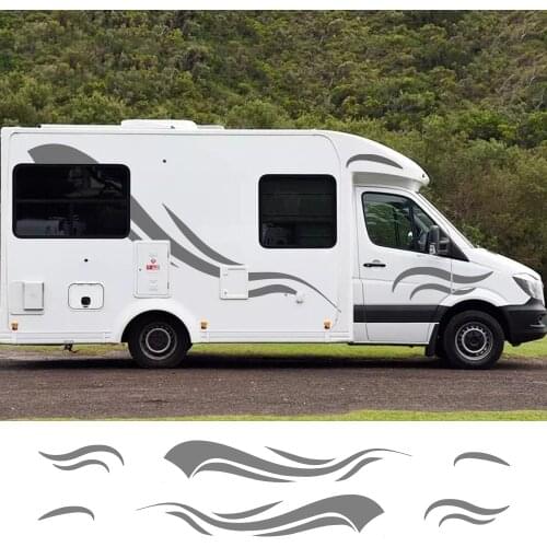 For Mercedes Benz Sprinter Vito V Class W447 V260 Peugeot Boxer 2PCS Car Stickers DIY Vinyl Film Auto Car Styling Accessories