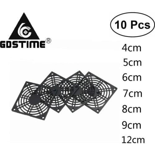 20 Pcs Gdstime 4cm 5cm 6cm 8cm 9cm 12cm Machine Fan shiled Case Dustproof Grill Filter