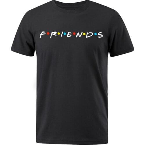 2020 Summer Fashion Men T-Shirts Friends Printed T-Shirt Harajuku Brand T Shirts Casual Cotton T Shirts Loose Male Outwear Tops