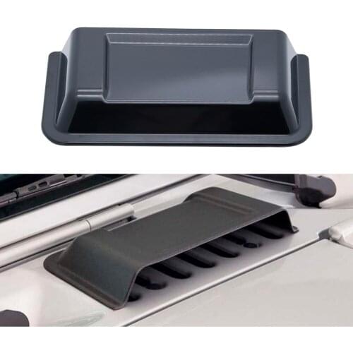 ABS Car Styling Air Intake Caps Rain Shield Cowl Vent Hood Scoop for Jeep Wrangler 2007-2017 Exterior Accessories