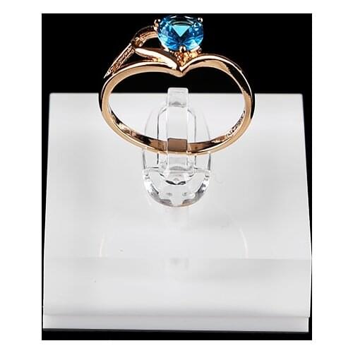White Acrylic Crystal Square Ring Display Stand Ring Holder Ring Organizer Ring Case Jewellery Jewelry Tray