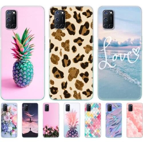 For OPPO A52 A92 A72 Case 6.5" Silicon Soft TPU Cover For OPPO A 52 72 92 Phone Case for OPPO A92 OPPO A72 OPPO A52 Coque Bumper