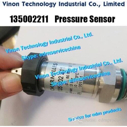 135002211 edm Pressure Sensor for ROBOFIL 240,CUT200,CUT300 EDM machine 135.002.211 Pressure transmitter Charmilles edm repair