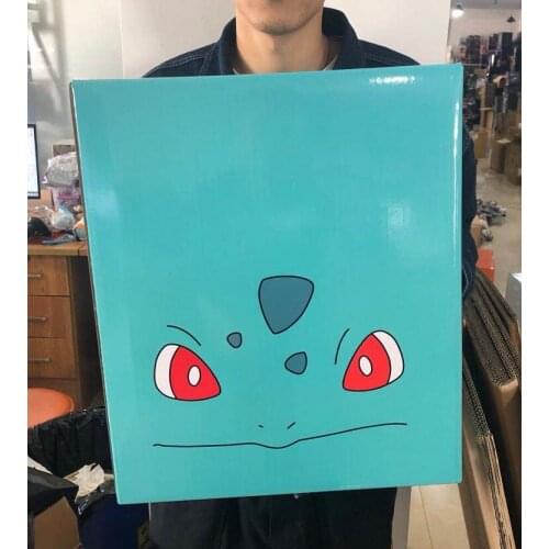 Big Size 1:1 Pokemon Bulbasaur with box Statue Action Figure Toys 30cm