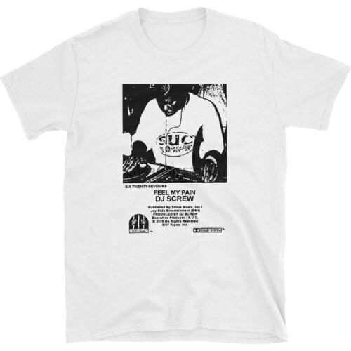 DJ Screw Feel My Pain T Shirt Chopped and Screwed Houston Memphis Southern Rap Underground Cult 90s Tape Three Six Mafia Hip Hop