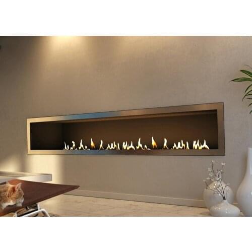 Inno living fire 60 inch alcohol fireplace intelligent remote control