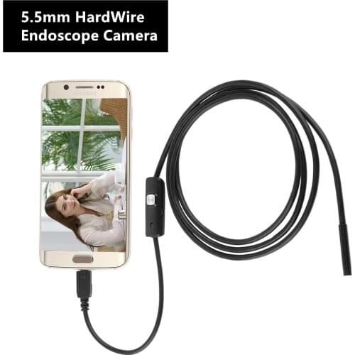 Android 5.5m Endoscope Camera Industrial Tube Inspection Cable Wire Endoscopio Macchina Appareil Car Endoscopica Inspection