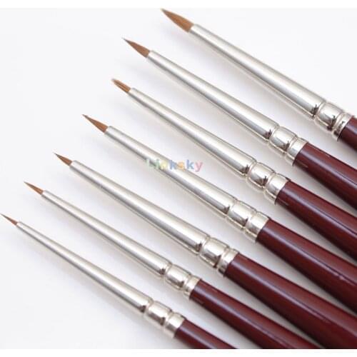 Da Vinci Watercolor Series 1515 Maestro Paint Brush, Extra Short Retouching Kolinsky Red Sable,Professional Art supplies