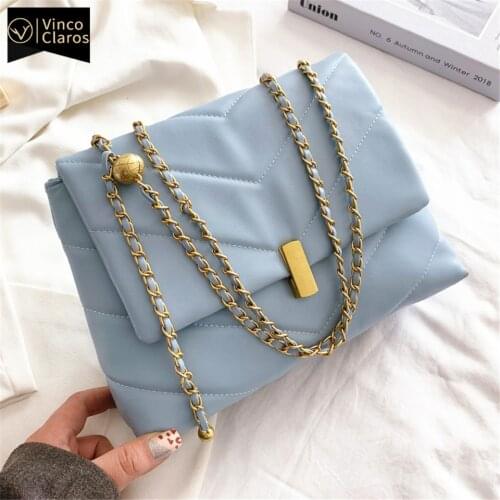 Fashion Chain Shoulder Bag Leather Luxury Brand Crossbody Bags for Women Purses and Handbags Designer Sac A Main High Quality