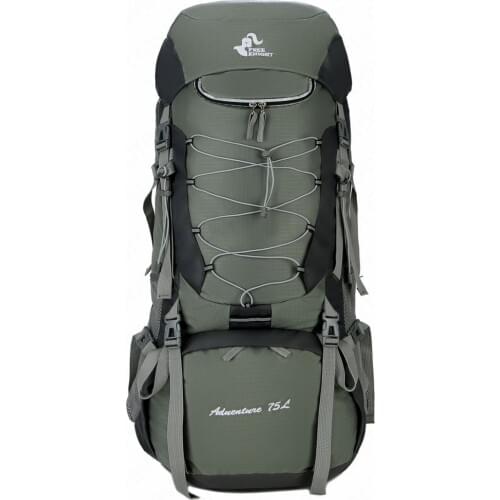 Outdoor Unisex Hiking Nylon Water Resistant Backpack Riding Training Big Capacity Camping Mountaineering Travel Sports Backpacks