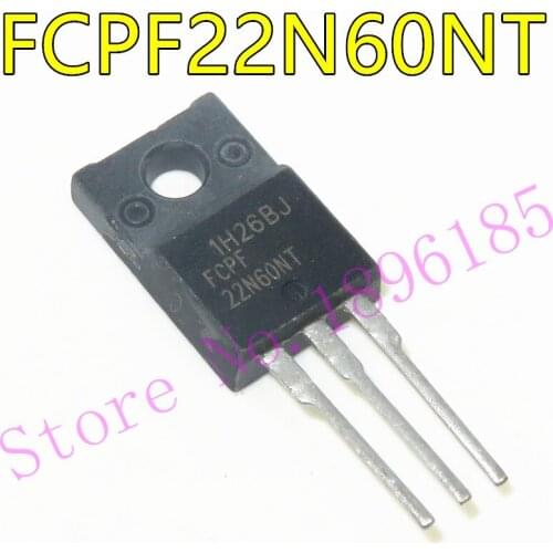 New and original FCPF22N60NT TO-220F 600V 22A in stock