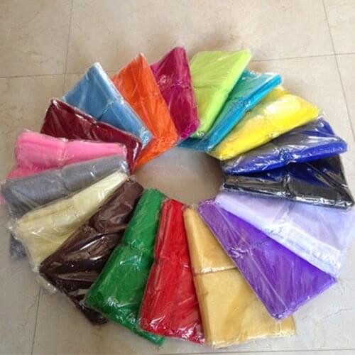Wholesale Organza Bag 13x18 cm Jewelry Packaging Display Pouches Wedding Christmas Gift Bags jewelry bags & Pouches 100pcs/lot