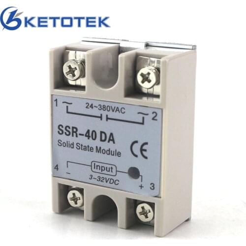SSR 40A SSR40A SSR-40A Solid State Relay Single Phase SSR Free Shipping