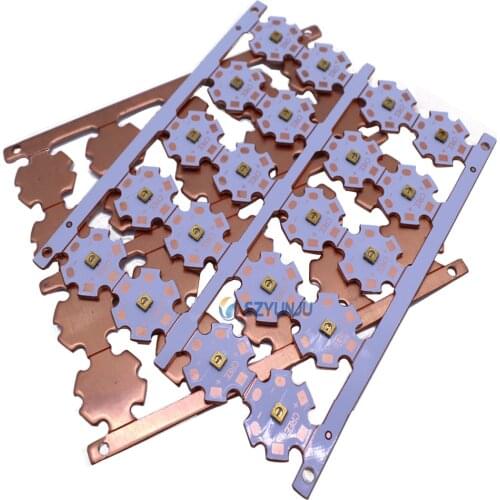 0.1W 265nm 275nm 310nm UVC LED Lamp beads 5V-7V 16mm /20mm Copper PCB Deep UV light Sterilization
