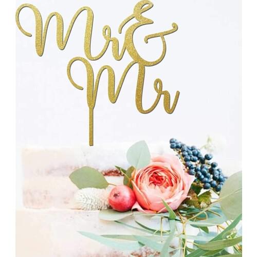 Mr and mrs ,Mr and Mr Cake Topper, Mr & Mr Cake Topper Gay, Gay Wedding Cake Topper, Wooden Cake Topper