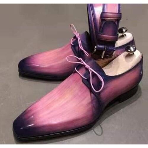 Men Dress Shoes Pu Leather Lace-up Newest Fashion Shoes Casual Classic Retro Business Brogue Shoes Zapatos De Hombre