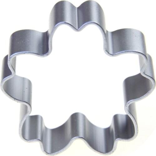 Cherry Blossoms Stereoscopic Cookie Cutter Aluminum Alloy Biscuit Kitchen Baking Cake Fruit Knife Embossing Printing Tools