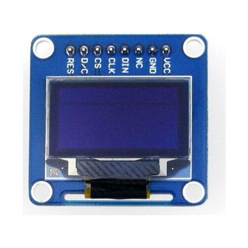 Waveshare 10pcs/lot 0.96inch OLED (B) 128*64 small size Display Module SPI / I2C Interfaces Straight/Vertical Pinheader