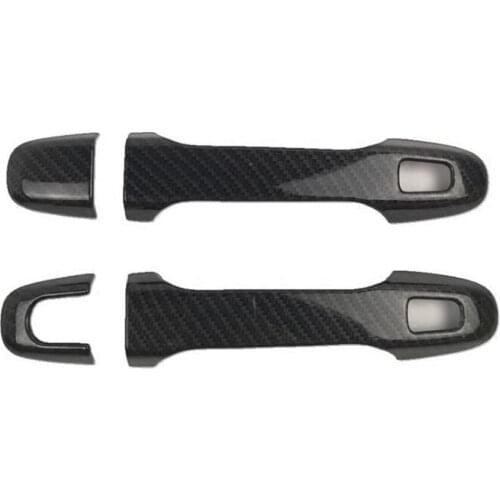 YAQUICKA Car Exterior Accessories Door Handle Grab Cover Trim Stickers For Toyota CHR C-HR 2016 2017 2018 ABS 2 COLORS