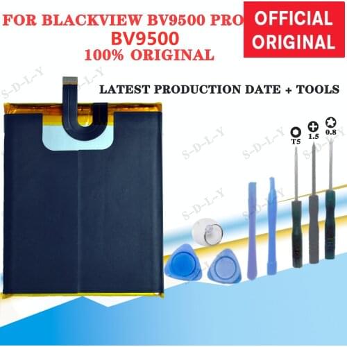 100% New Blackview BV9500 Battery 10000mAh Replacement for Blackview BV9500 Pro MT6763T 536380 Smart Phone + Free Tools