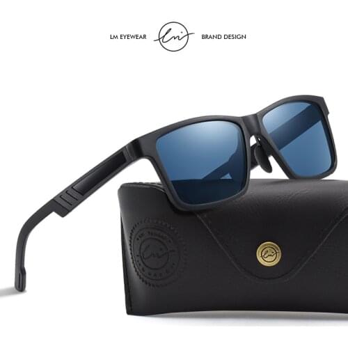 LM Brand Unisex Retro TR90 Sunglasses Polarized Lens Vintage Eyewear Accessories Sun Glasses For Men/Women UV400 Gafas De Sol