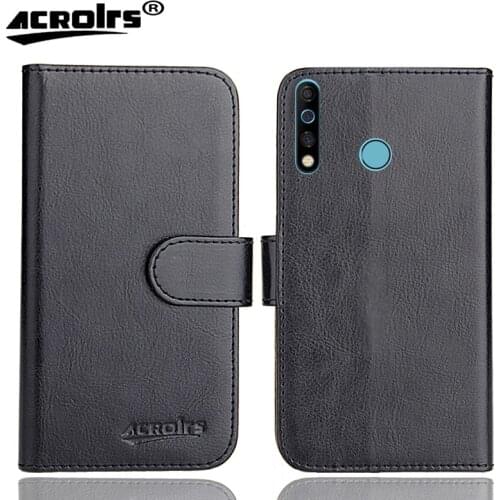 Tecno Spark 4 Case 6.52" 6 Colors Flip Soft Leather Crazy Horse Phone Cover Stand Function Cases Credit Card Wallet
