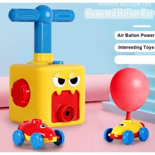 Childrens Balloon Toys Birthday Decoration Fun Inertia Powered Balloon Car Toys Aerodynamics Inertial Power Kids Gifts