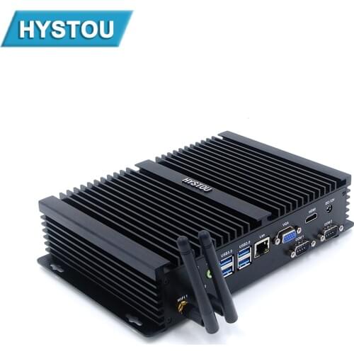 Fanless Mini PC Windows 10 i5 7200U Industrial Computer i3 7100U 4200U i3 6006U Minipc 2 COM