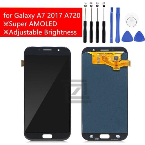 For SAMSUNG GALAXY A7 2017 A720F LCD Display Touch Screen Digitizer Assembly LCD Display for Galaxy A720F/DS Repair Parts