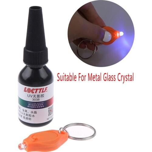 10ML UV Glue Curing Adhesive Transparent Crystal Glass Repair Liquid Glue
