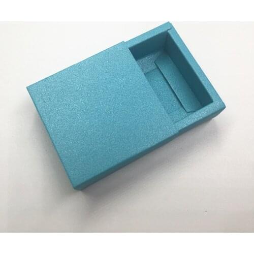 10pcs 6 Color Paper Drawer Box little jewelry accessories Cake Carrying Cases Petal Packing Favors Boxes Folding Style Carton