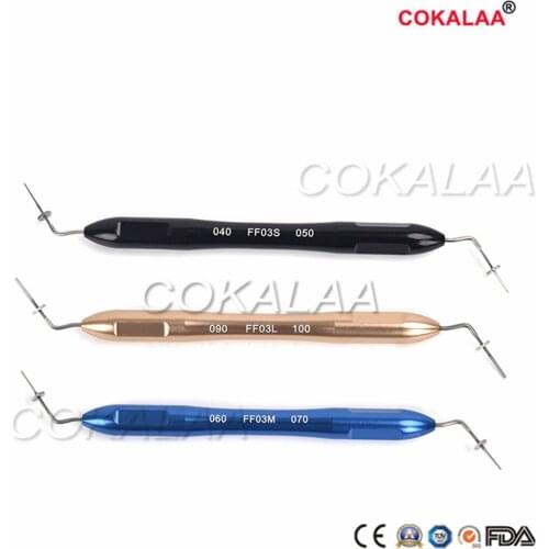 3pcs/set Dental Endo Hand Pluggers Tip Endodontic Instrument Dental Tools Dentistry Equipment