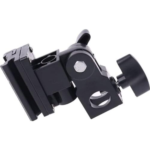 Photo Flash Adapter Hot Shoe Swivel Mount Light Stand Bracket B Umbrella Holder P82A