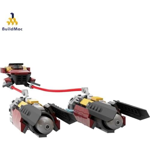 Buildmoc Technical Marshalls Airship Spaceship Spaceship Creative Technology Childrens Toys Diy Building Block Model Gift