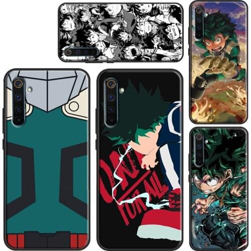 Deku My Hero Academia Case For OPPO Realme 8 Pro 6 7 Q3 Pro C3 C11 C15 C21 GT OnePlus 8 Pro 9 Pro 7T 8T 9R Cover