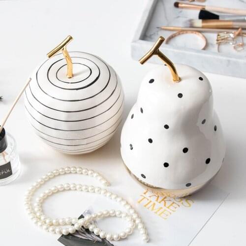 Nordic style Polka Dot fruit art ornament display table handicraft room table personality ornament living room wine cabinet deco
