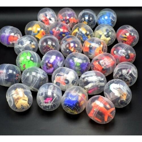 Drop Ship Baby Children Kids Toys Mini Deformable Robot Surprise Eggs Surprise Ball Surprise Doll Gashapon Gift