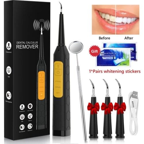 Electric Sonic Dental Scaler Household Dental Calculus Remover Portable Stains Tartar Tool Dentist Teeth Whitening Oral Hygiene