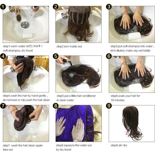 Hot Women/Occupation Female Daily Use Middle Long Natural Straight Marron Human