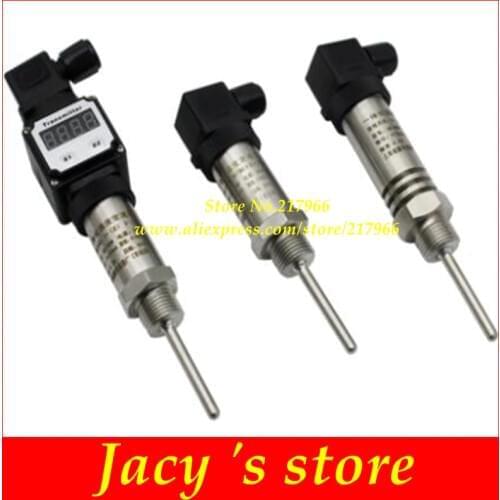 Hessman plug in integrated temperature transmitter 4-20MA sensor module 0-10V 0-5V output thermal resistance PT100 M20x1.5