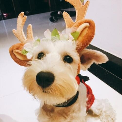 Hot Sell Pet Christmas Cute Elk Headband