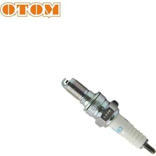 OTOM Motorcycle Spark Plug Dirt Bike Platinum Nozzles Spark Stone High Quality For Honda AX-1 NX250 Motocross Enduro Accessories
