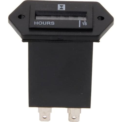 New DC10V-80V Generator Sealed Hour Meter Counter For Boats Trucks Tractors Cars J60F