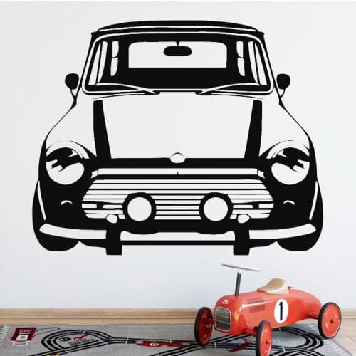 Creative Car Background Vinyl Wall Stickers For Kids Bedrooms Decor Wall Decals Wallpaper For Living Room Paste Sticker